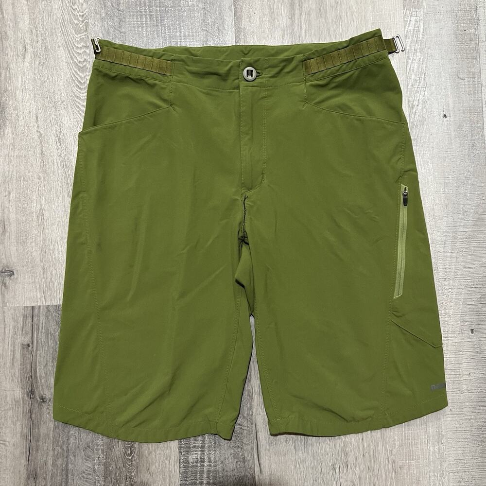 Patagonia Dirt Craft Bike Shorts Mens 30" Green Athletic Cycling MTB 11" Inseam